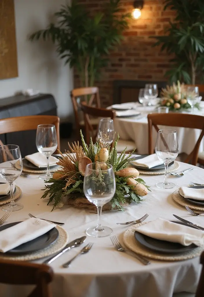 27 Chic Dining Room Furniture Ideas You’ll Want Now - 16. Artistic Dining Table Centerpieces