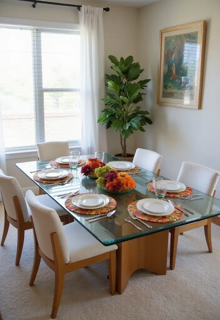 27 Chic Dining Room Furniture Ideas You’ll Want Now - 4. Glass-Top Dining Table