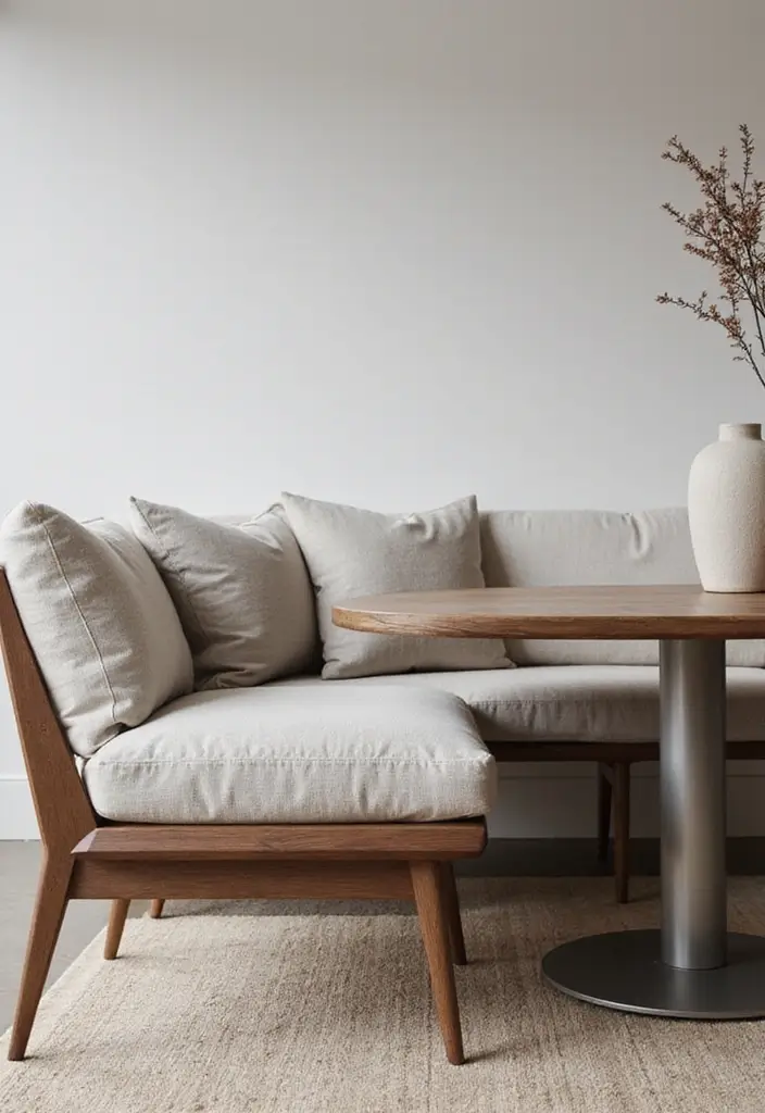 27 Chic Dining Room Furniture Ideas You’ll Want Now - 7. Minimalist Dining Benches