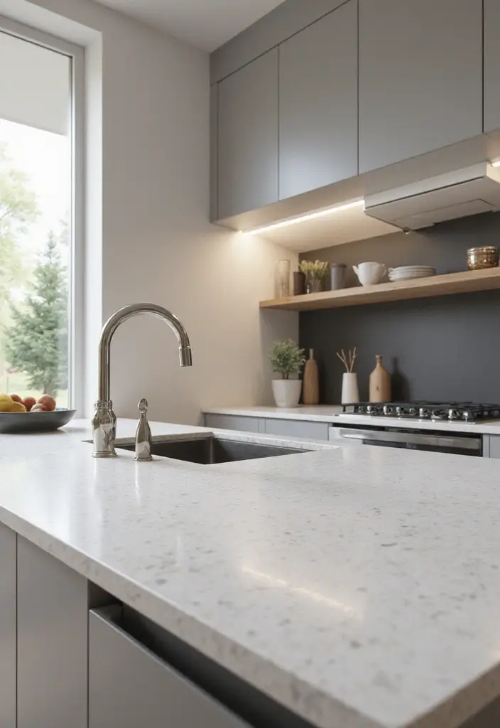 27 Durable and Attractive Kitchen Countertops to Consider - 18. Fiberglass Countertops