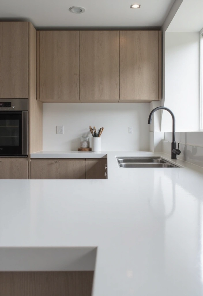 27 Durable and Attractive Kitchen Countertops to Consider - 4. Corian Countertops