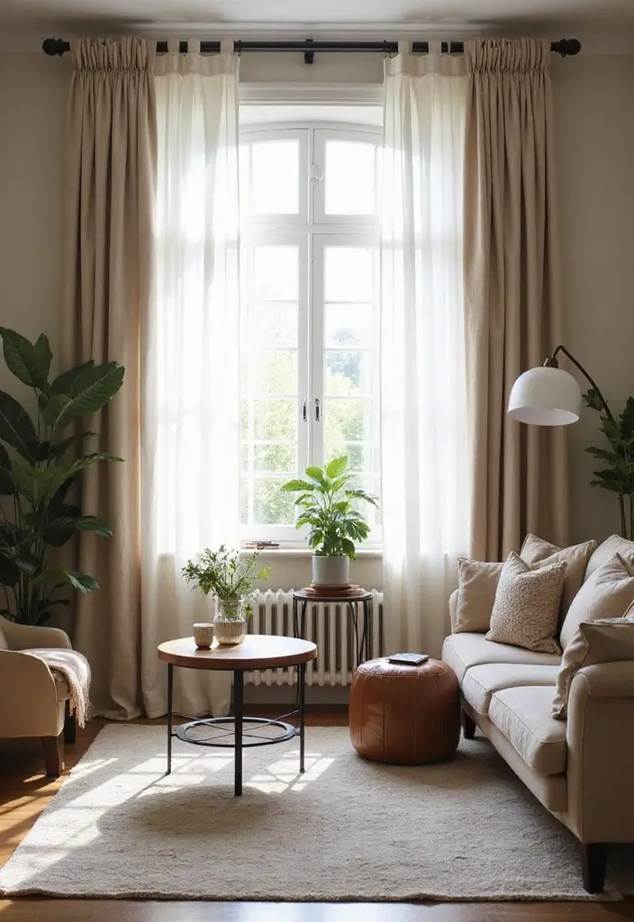 27 Elegant Living Room Curtains to Elevate Your Space - 27. Eco-Conscious Sourcing for Sustainable Choices