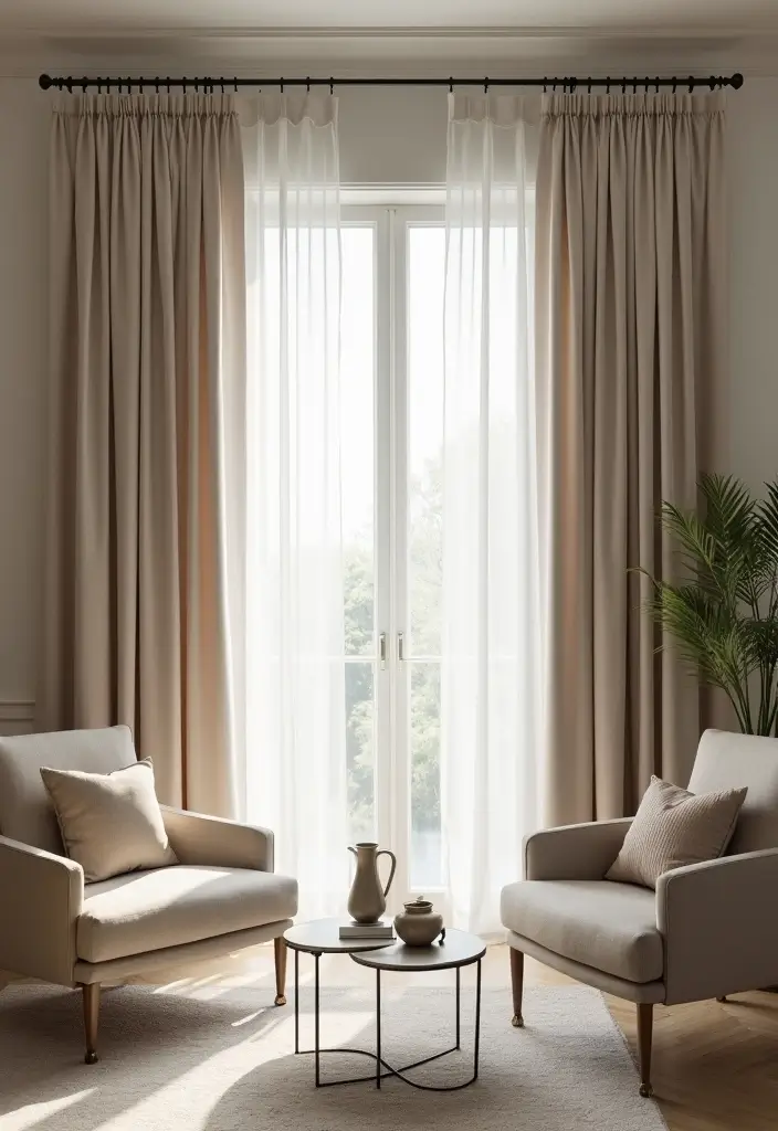 27 Elegant Living Room Curtains to Elevate Your Space - 7. Eco-Friendly Tencel for Sustainable Luxury