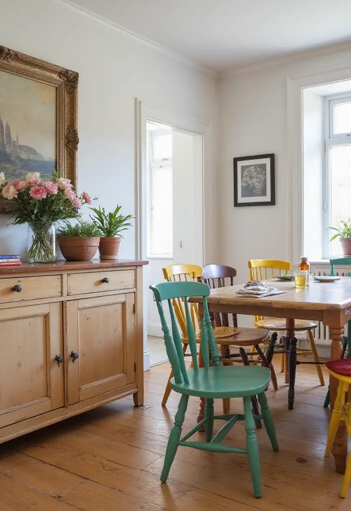 27 Stunning Dining Room Decor Ideas for Every Occasion - 10. Upcycled Furniture
