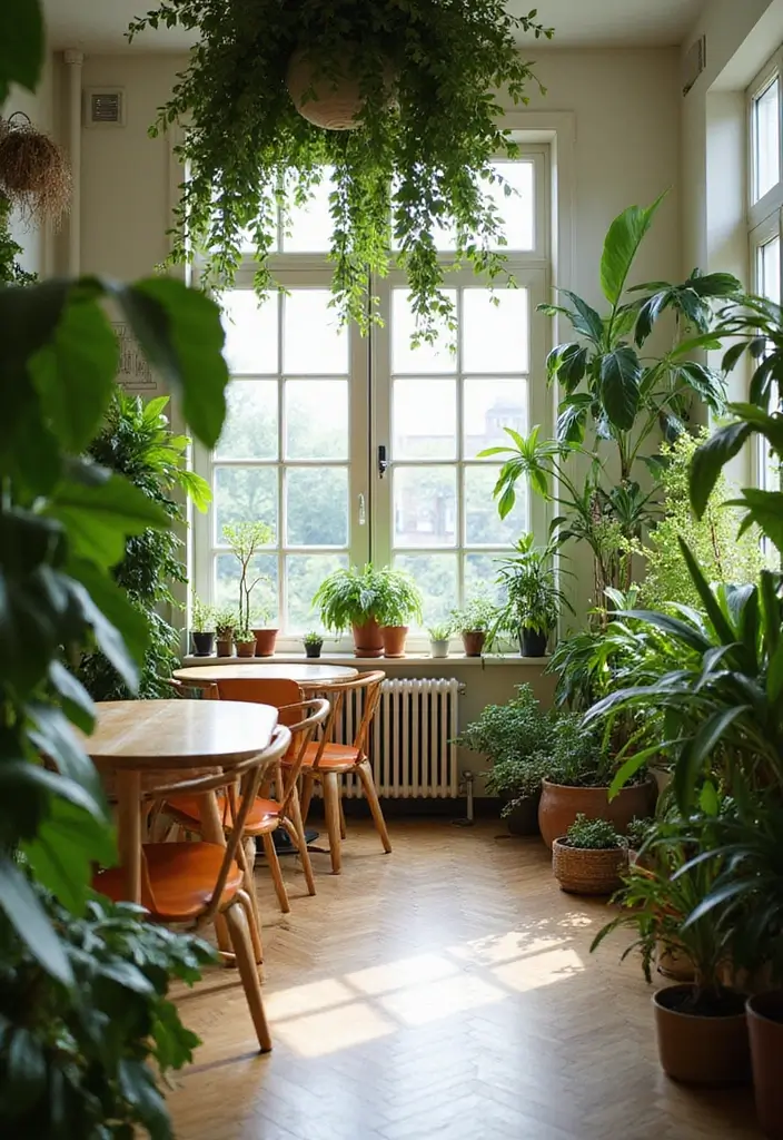 27 Stunning Dining Room Decor Ideas for Every Occasion - 13. Plant-Friendly Decor