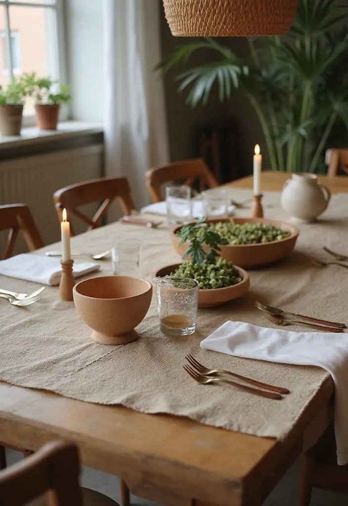 27 Stunning Dining Room Decor Ideas for Every Occasion - 18. Handcrafted Table Accessories