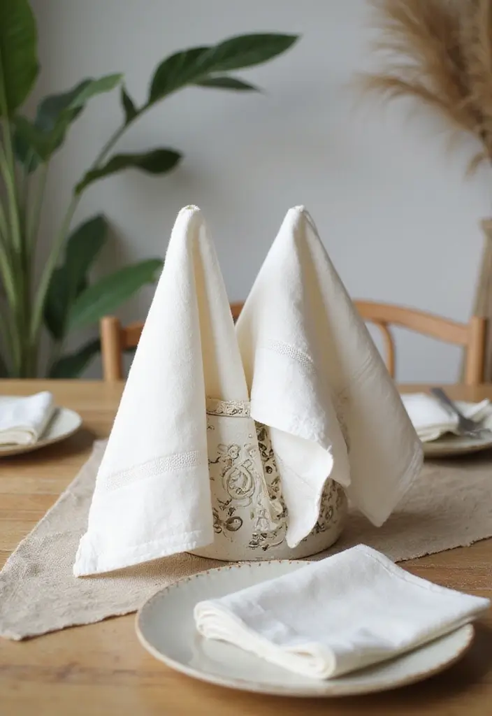 27 Stunning Dining Room Decor Ideas for Every Occasion - 20. Eco-Friendly Napkin Alternatives