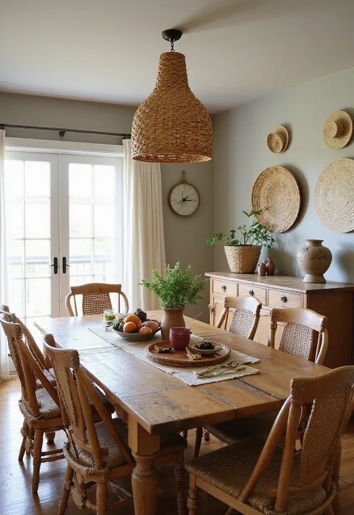 27 Stunning Dining Room Decor Ideas for Every Occasion - 25. Personal Touches with Handmade Decor