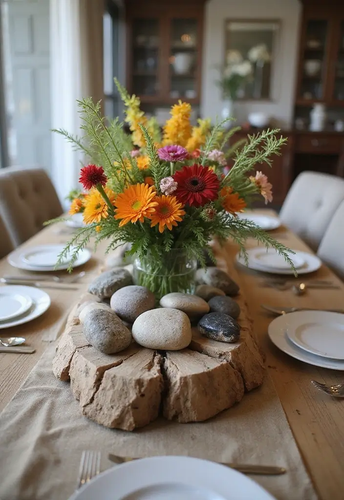 27 Stunning Dining Room Decor Ideas for Every Occasion - 9. Earthy Centerpieces