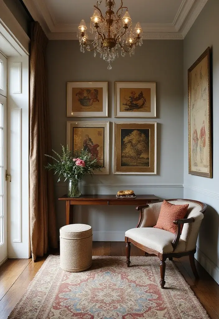 28 Luxurious Gold Wall Art to Add Glamour to Your Home - 23. Gold Vintage Art