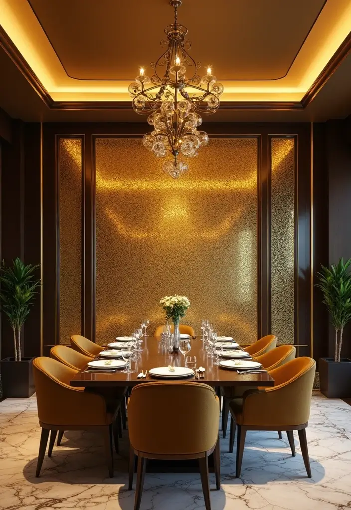 28 Luxurious Gold Wall Art to Add Glamour to Your Home - 26. Gold Mosaics