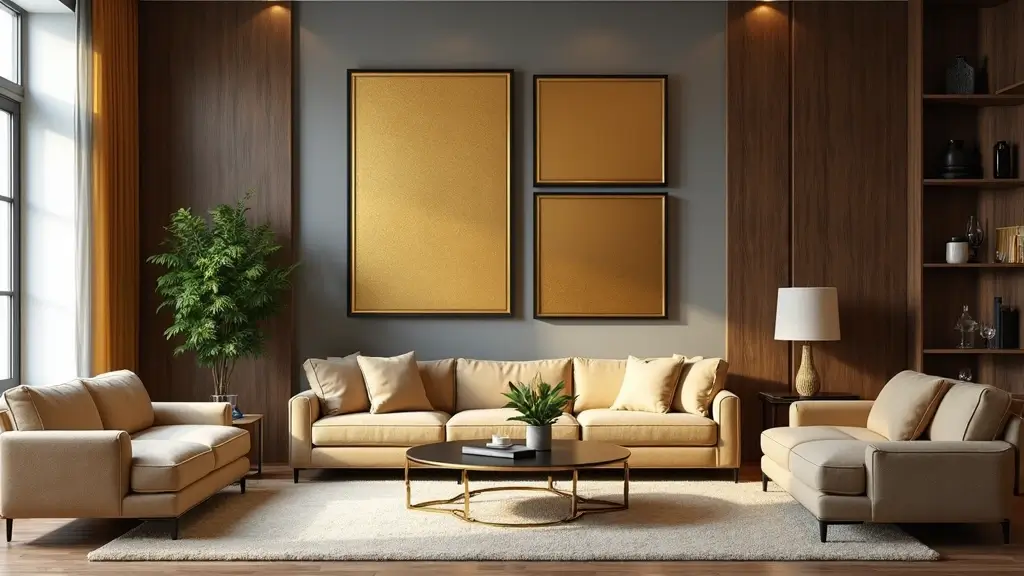 28 Luxurious Gold Wall Art to Add Glamour to Your Home