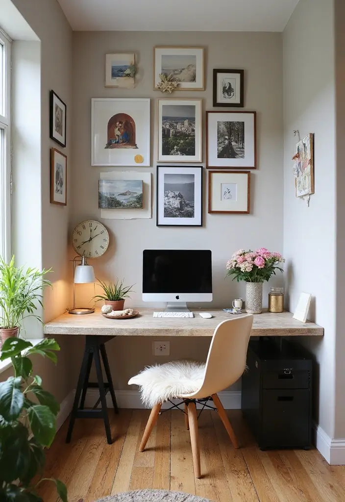 29 Inspiring IKEA Home Office Ideas for Every Budget - 10. Personal Touches and Decor