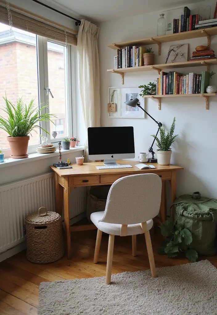 29 Inspiring IKEA Home Office Ideas for Every Budget - 19. Repurpose Old Items