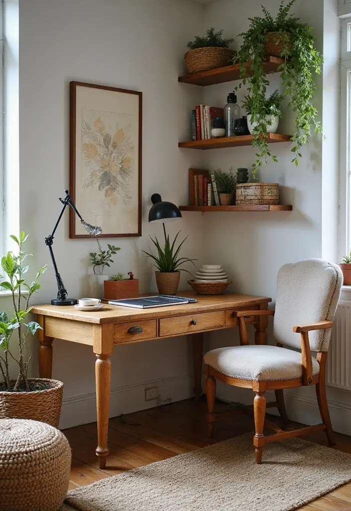 29 Inspiring IKEA Home Office Ideas for Every Budget - 25. Play with Textures