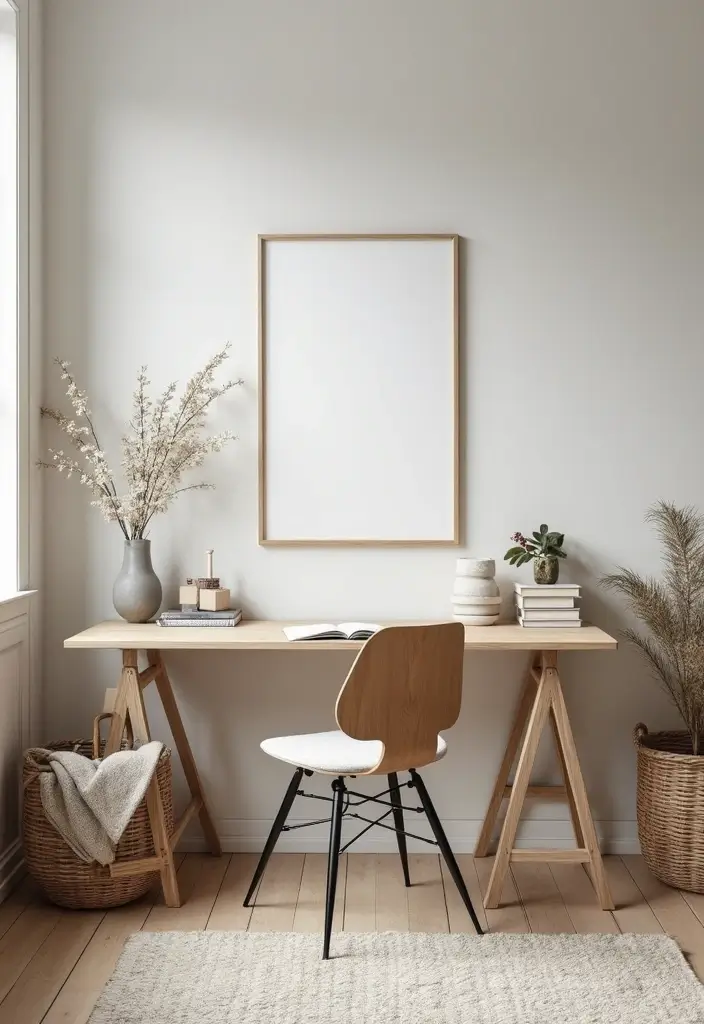 29 Inspiring IKEA Home Office Ideas for Every Budget - 7. Scandinavian Style Office