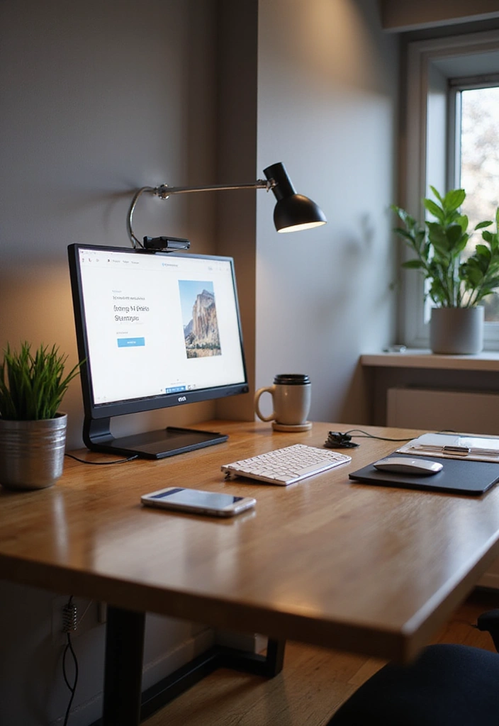 29 Inspiring IKEA Home Office Ideas for Every Budget - 9. Smart Technology Integration