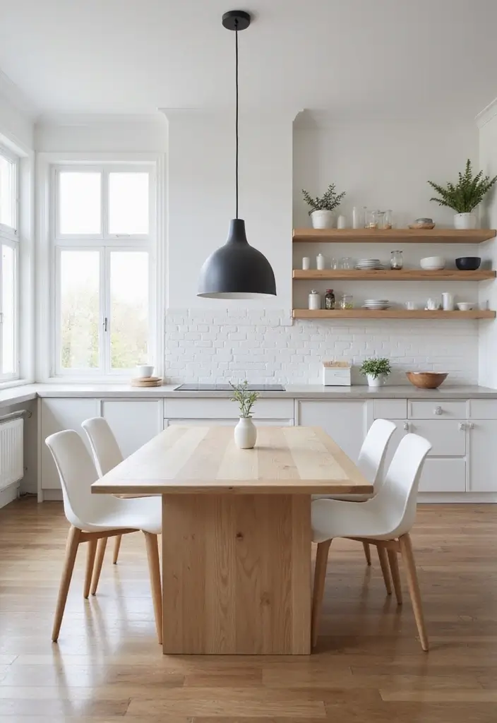 29 Kitchen Table Ideas That Balance Style and Function - 12. Minimalist Designs