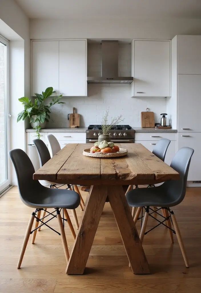 29 Kitchen Table Ideas That Balance Style and Function - 17. Textured Surfaces