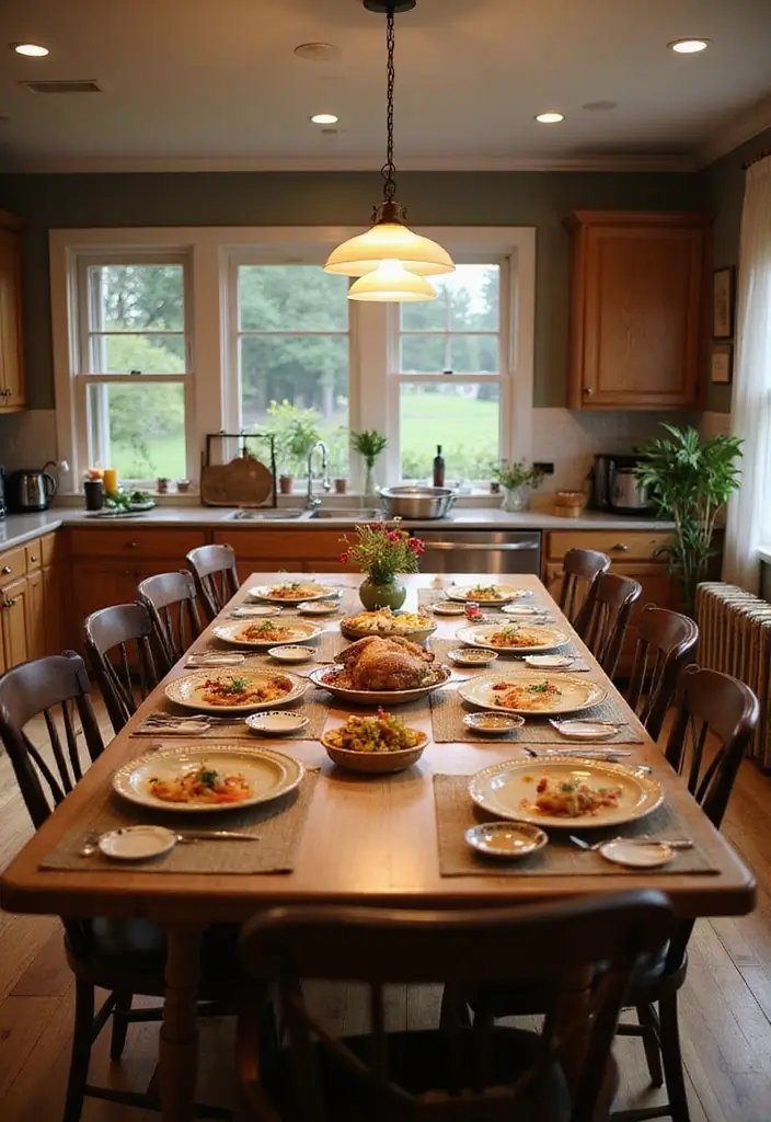29 Kitchen Table Ideas That Balance Style and Function - 18. Family-Style Tables