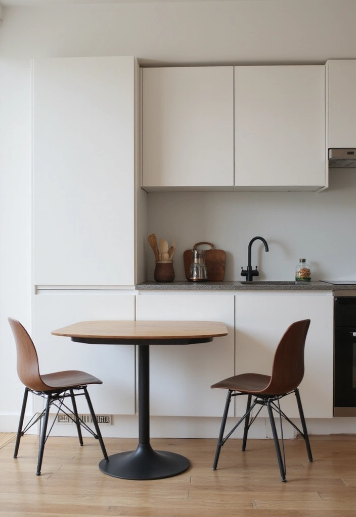 29 Kitchen Table Ideas That Balance Style and Function - 3. Foldable and Functional