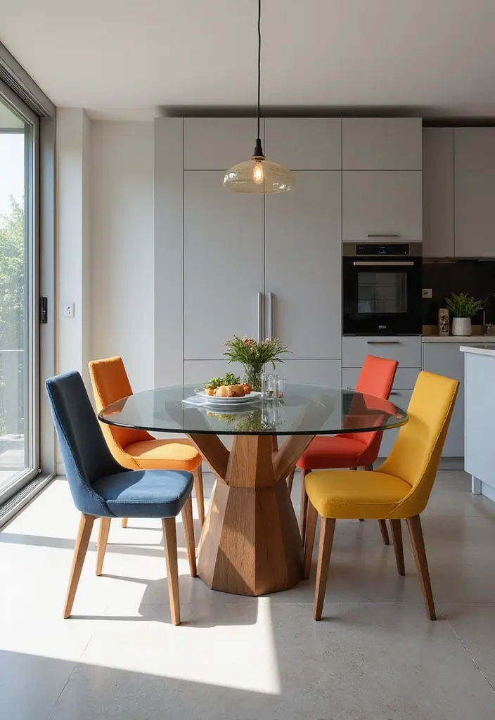 29 Kitchen Table Ideas That Balance Style and Function - 8. Glass Top Designs