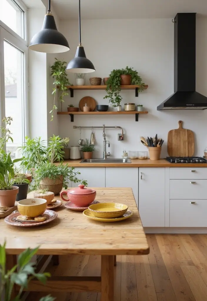 29 Kitchen Table Ideas That Balance Style and Function - 9. Eco-Friendly Bamboo