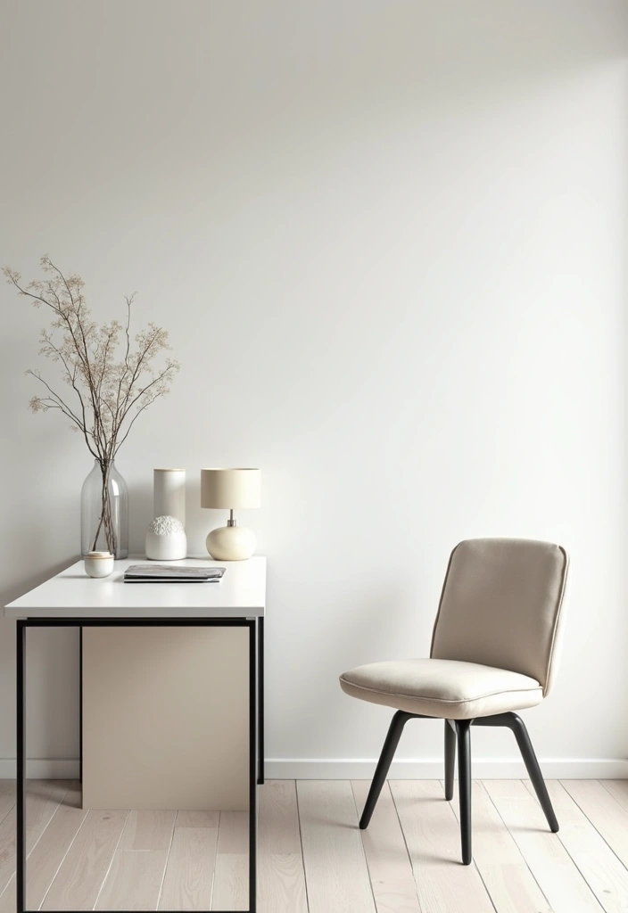 30 Modern Home Office Designs to Boost Your Productivity - 2. Minimalist Marvel