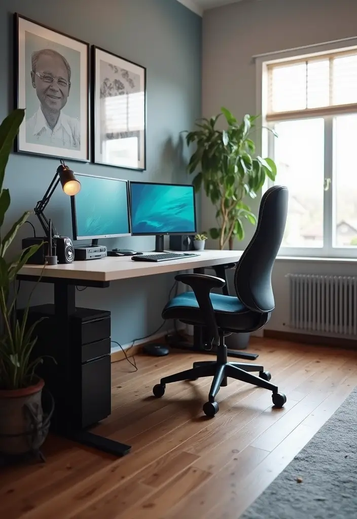 30 Modern Home Office Designs to Boost Your Productivity - 4. Tech-Savvy Setup