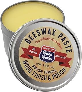 Beeswax Paste Wood Finish & Polish - 6.25 oz.- Cutting Board Sealer - Ma...