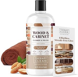 Therapy Wood Polish Bundle with Microfiber 16 oz. - Wood Furniture Polis...