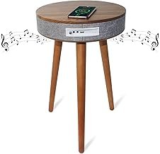 TooCust Smart End Table with Bluetooth Speaker, Smart Coffee Table with ...