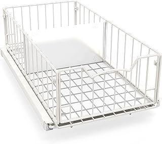 Simple Houseware Pull-Out Cabinet Sliding Basket Organizer, 17.2