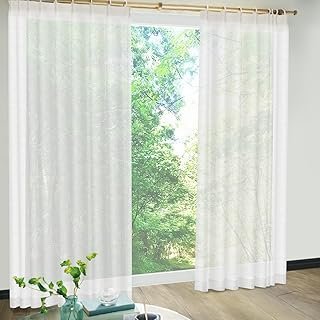 KURENAI One Way See-Through 100% Recycled Polyester Privacy Semi-Sheer C...