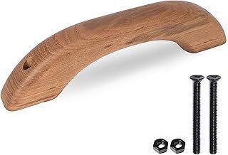 Teak Wood Handle Grab Handrail for Boat and RV