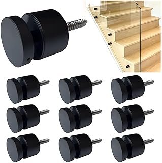 10 Pack Marine Grade SS316 Solid 1.32lb Heavy Duty Glass Railing Standof...