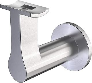 Handrail Bracket Stainless Steel 316 Round Slim (Satin Stainless Steel)