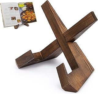 PUERSI Cookbook Stand for Kitchen, Recipe Book Holder for Kitchen Counte...