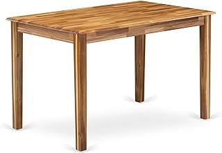 East West Furniture YAT-ANA-T Yarmouth Rectangle Kitchen Dining Table, 3...