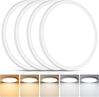 Brightever 4Pack LED Flush Mount Ceiling Light Fixture, 12 Inch 24W, Sup...
