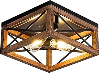 Flush Mount Ceiling Light Fixture for Kitchen Hallway, 2-Light Close to ...