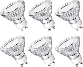 LE GU10 LED Light Bulbs Non-Dimmable, 5000K Daylight White GU10 Bulb Rep...