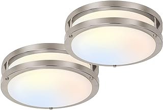 13 inch Flush Mount LED Ceiling Light Fixture, 2700K/3000K/3500K/4000K/5...