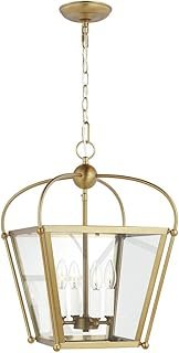 Generation Lighting 4-Light Charleston Pendant Light Fixture (Satin Bras...