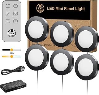VST Under Cabinet Lights CCT 3000K-6500K, LED Puck Light Color Temperatu...
