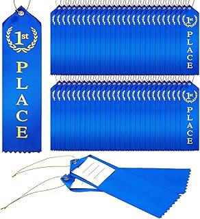 1st Place Quality Award Ribbons First Place Ribbon Blue Winner Ribbons M...