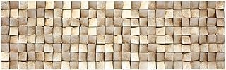 Empire Art Direct Textured II Rugged Blocks with Gold Leaf, 3D Wood Wall...