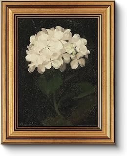 HUARCEY Gold Framed Vintage Wall Art for Living Room, Flowers Painting C...