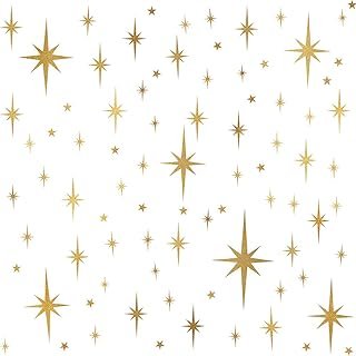 Star Wall Stickers Girls Room Wall Decals (116pcs) Sparkle Wall Sticker ...
