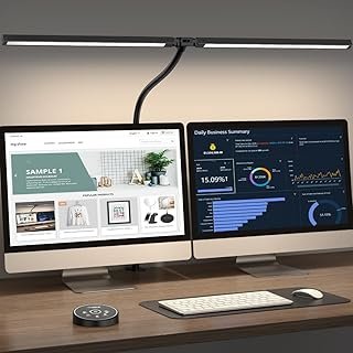 Led Desk Lamp for Office Home - Eye Caring Architect lamp with Clamp,Dua...